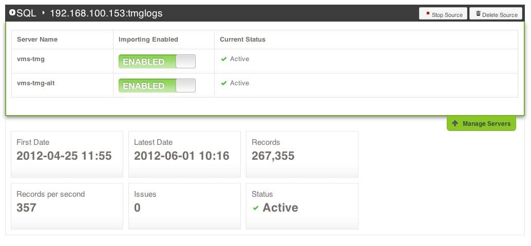 Enable or disable Forefront TMG Servers from SQL server data