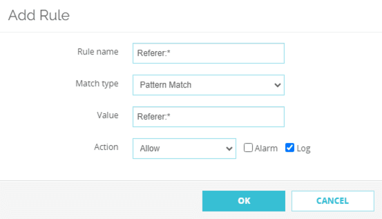 WatchGuard Configure Referrer Logging